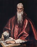 El Greco St.Jerome as a Cardinal Sweden oil painting artist